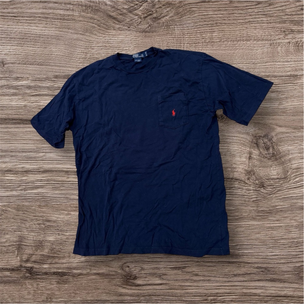 Polo by Ralph Lauren Navy Blue Men's Short Sleeve Tee